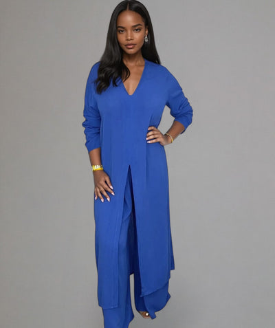 Amira - Stijlvolle set met lange blouse & wijde broek