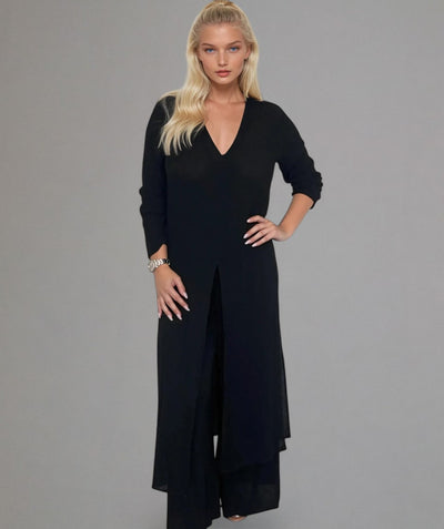 Amira - Stijlvolle set met lange blouse & wijde broek