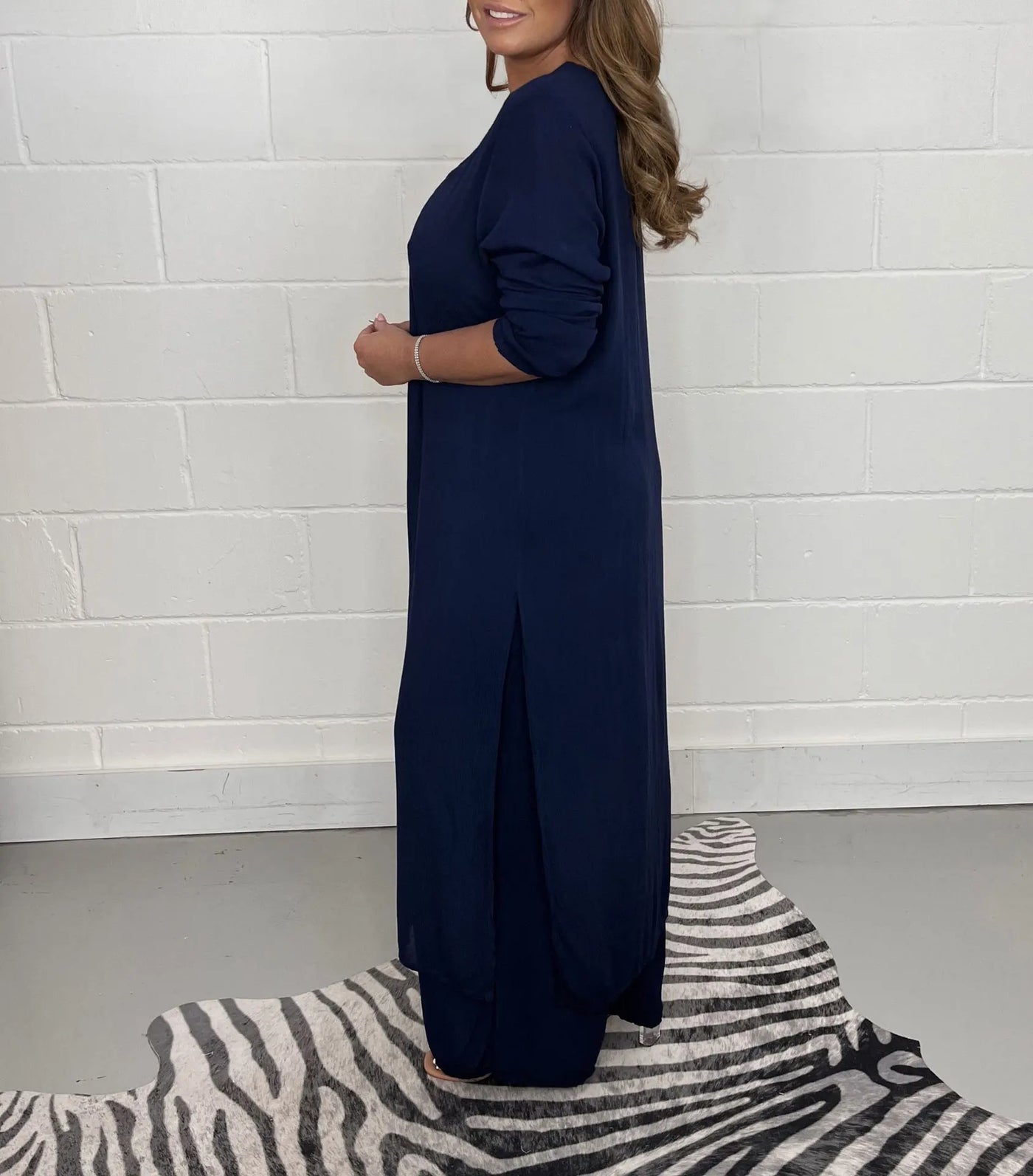 Amira - Stijlvolle set met lange blouse & wijde broek