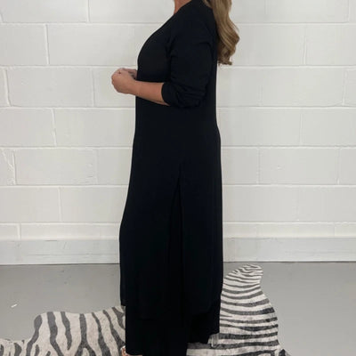 Amira - Stijlvolle set met lange blouse & wijde broek