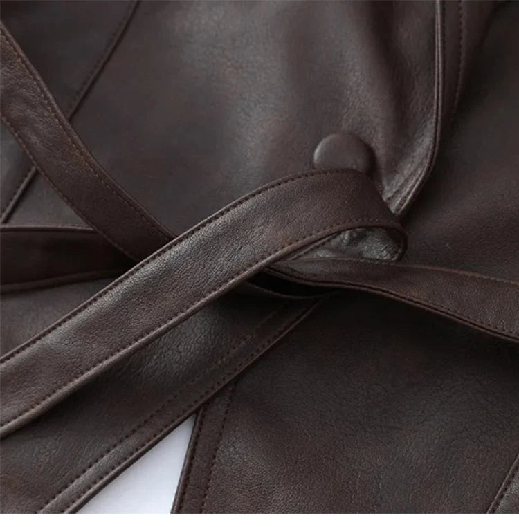 Milano - Leren vintage jack