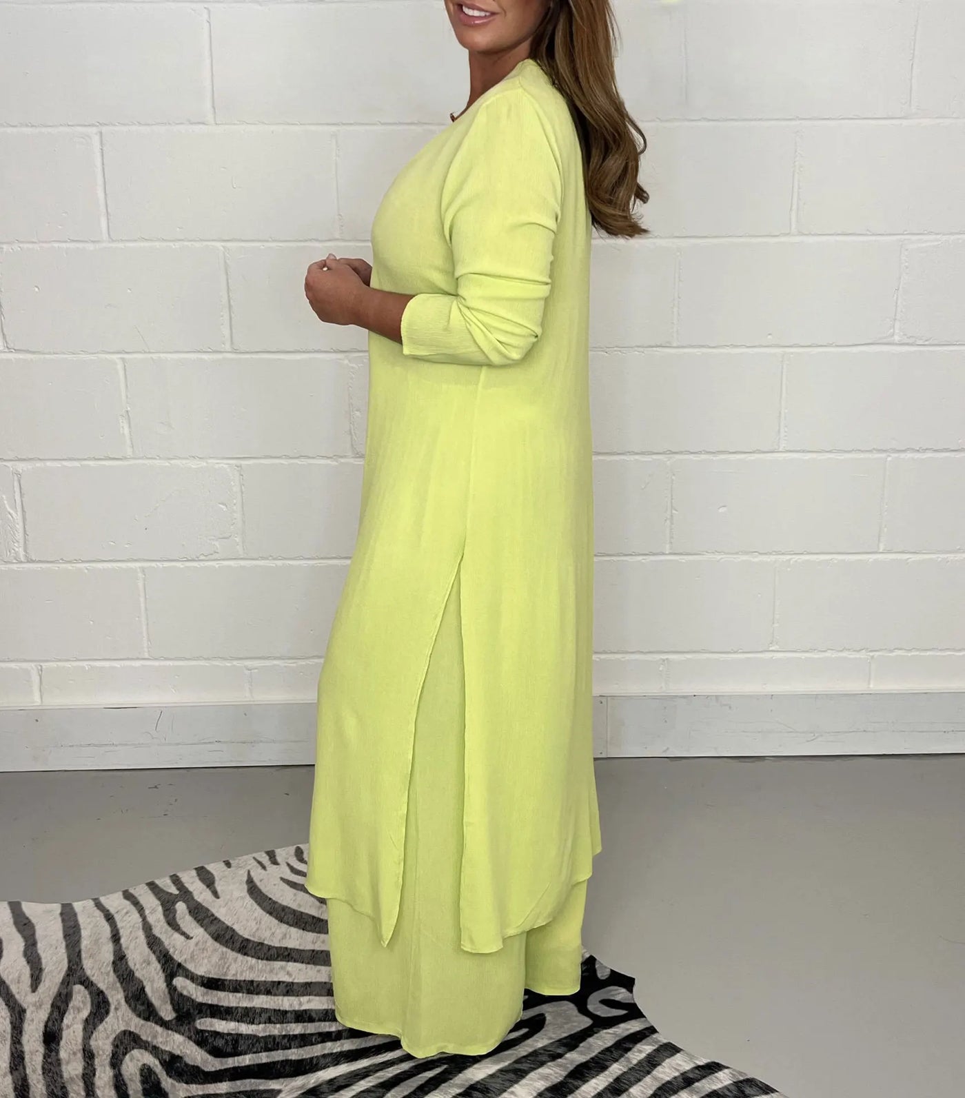 Amira - Stijlvolle set met lange blouse & wijde broek