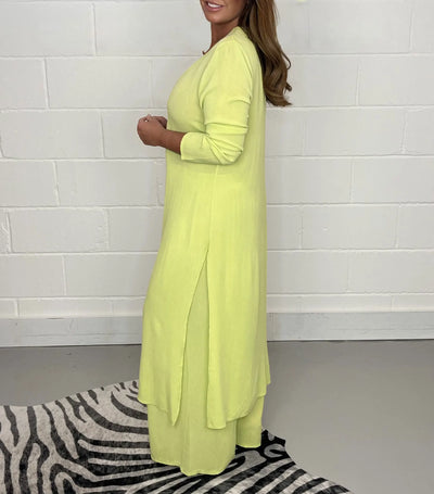 Amira - Stijlvolle set met lange blouse & wijde broek