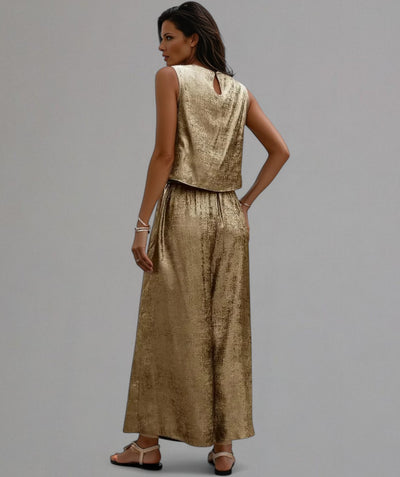 Gildessa - Chique metallic en goudkleurige set