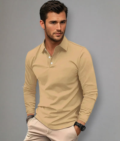 Luca - Poloshirt met lange mouwen