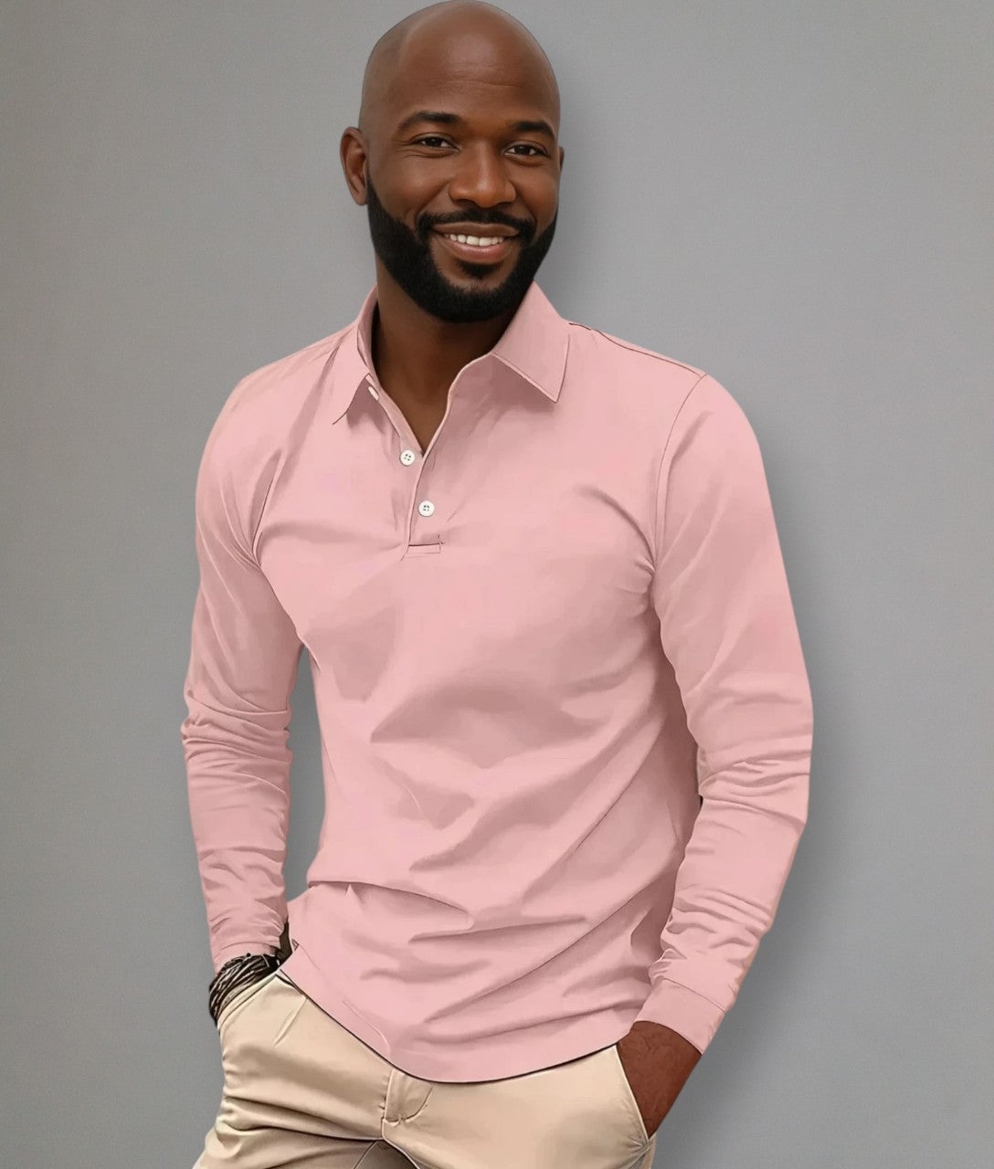 Luca - Poloshirt met lange mouwen