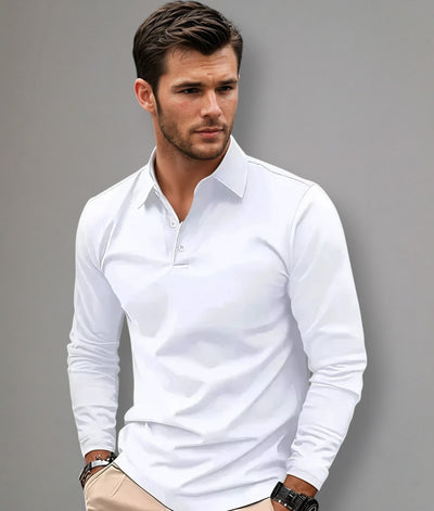 Luca - Poloshirt met lange mouwen