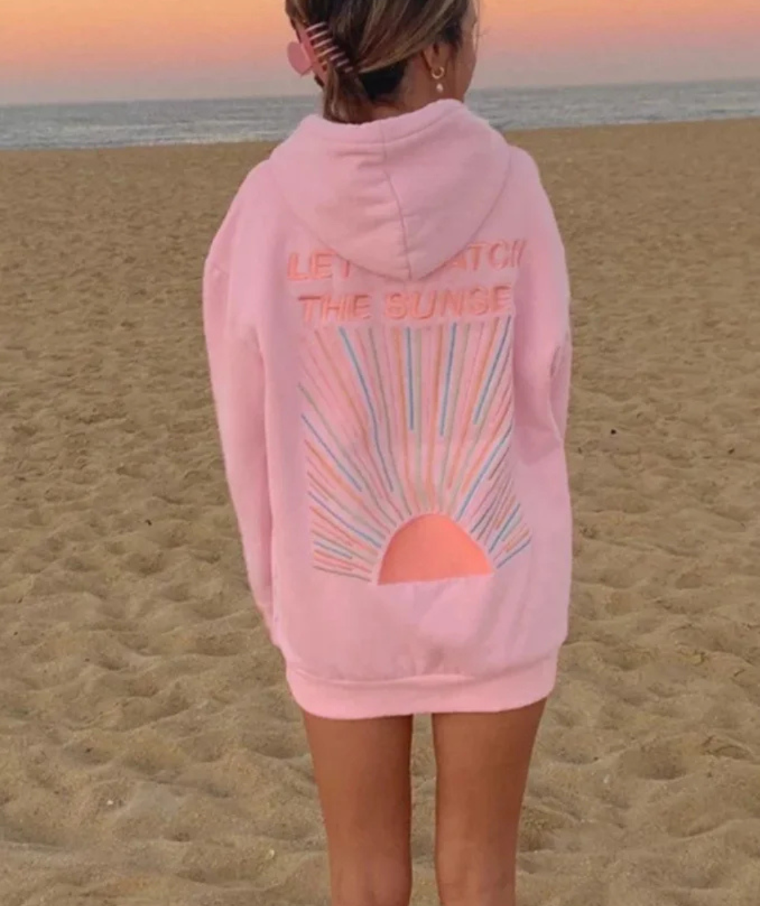 Lets watch the sunset - Unieke hoodie om in het nu te leven