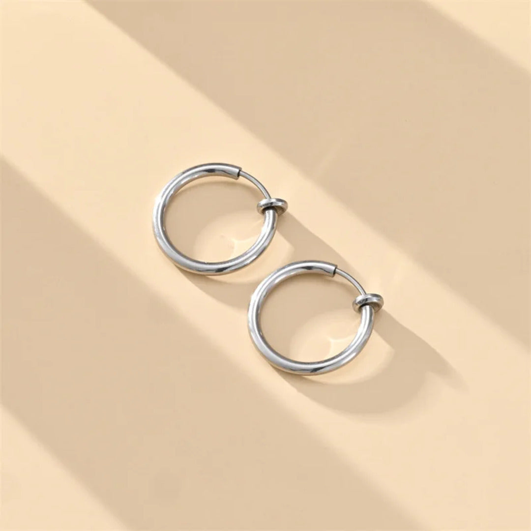Clip-on ring oorbellen