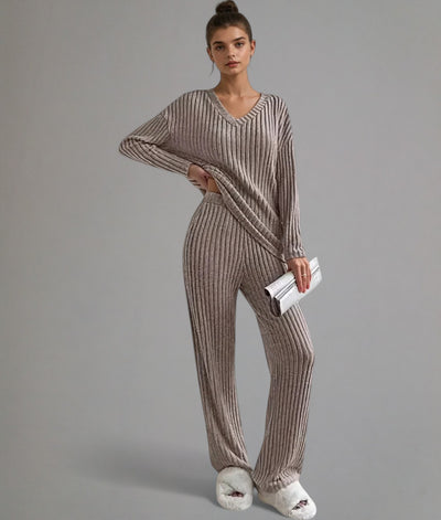 Marleau - Geribbelde lounge set
