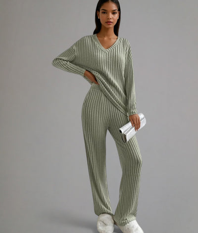 Marleau - Geribbelde lounge set