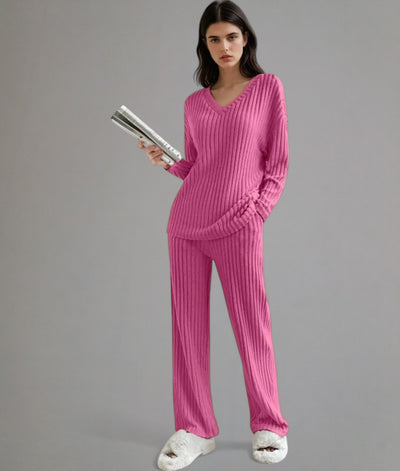 Marleau - Geribbelde lounge set
