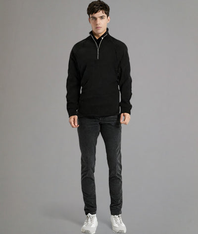 Aspen - Casual half-zip sweater